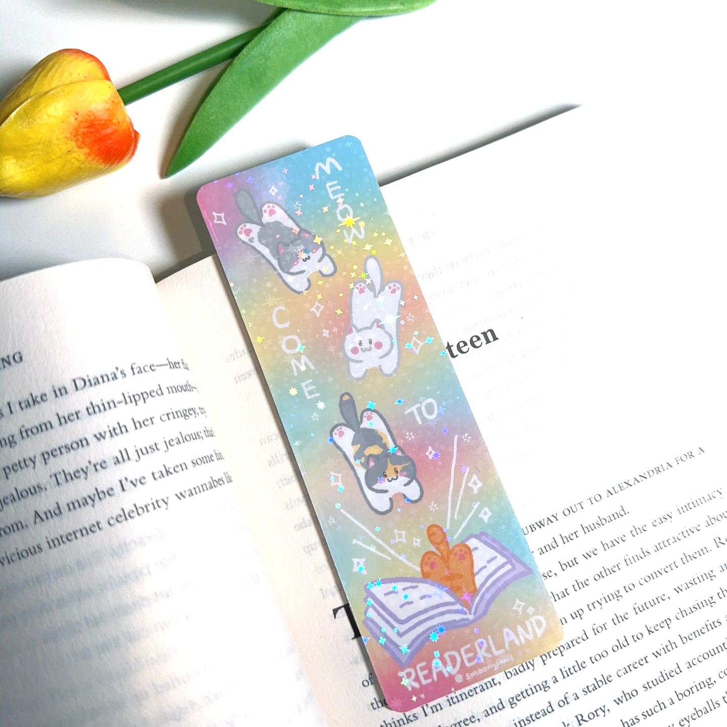Rectangular Cat Scenes Bookmark