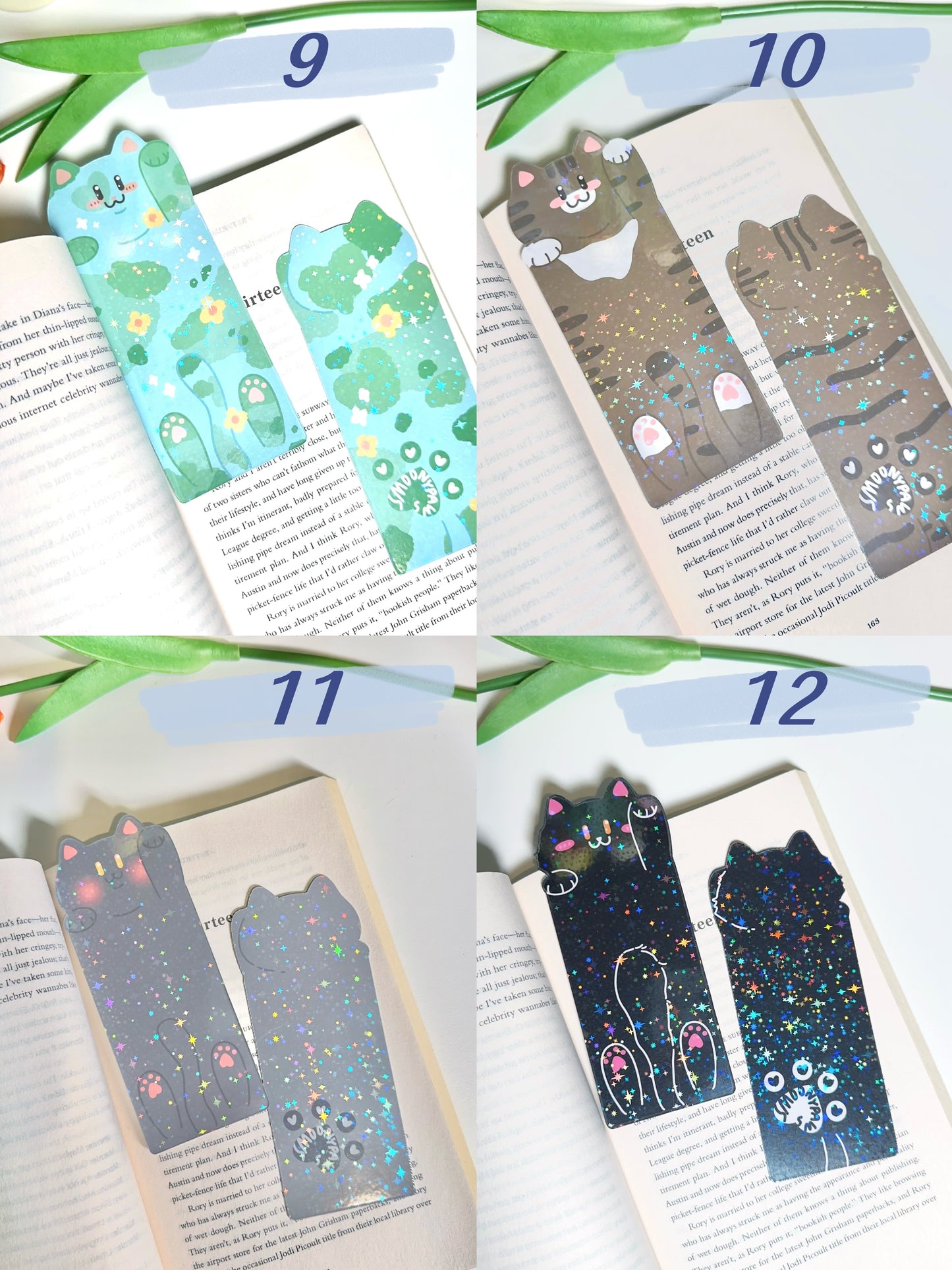 Cute Cat-shaped Bookmark