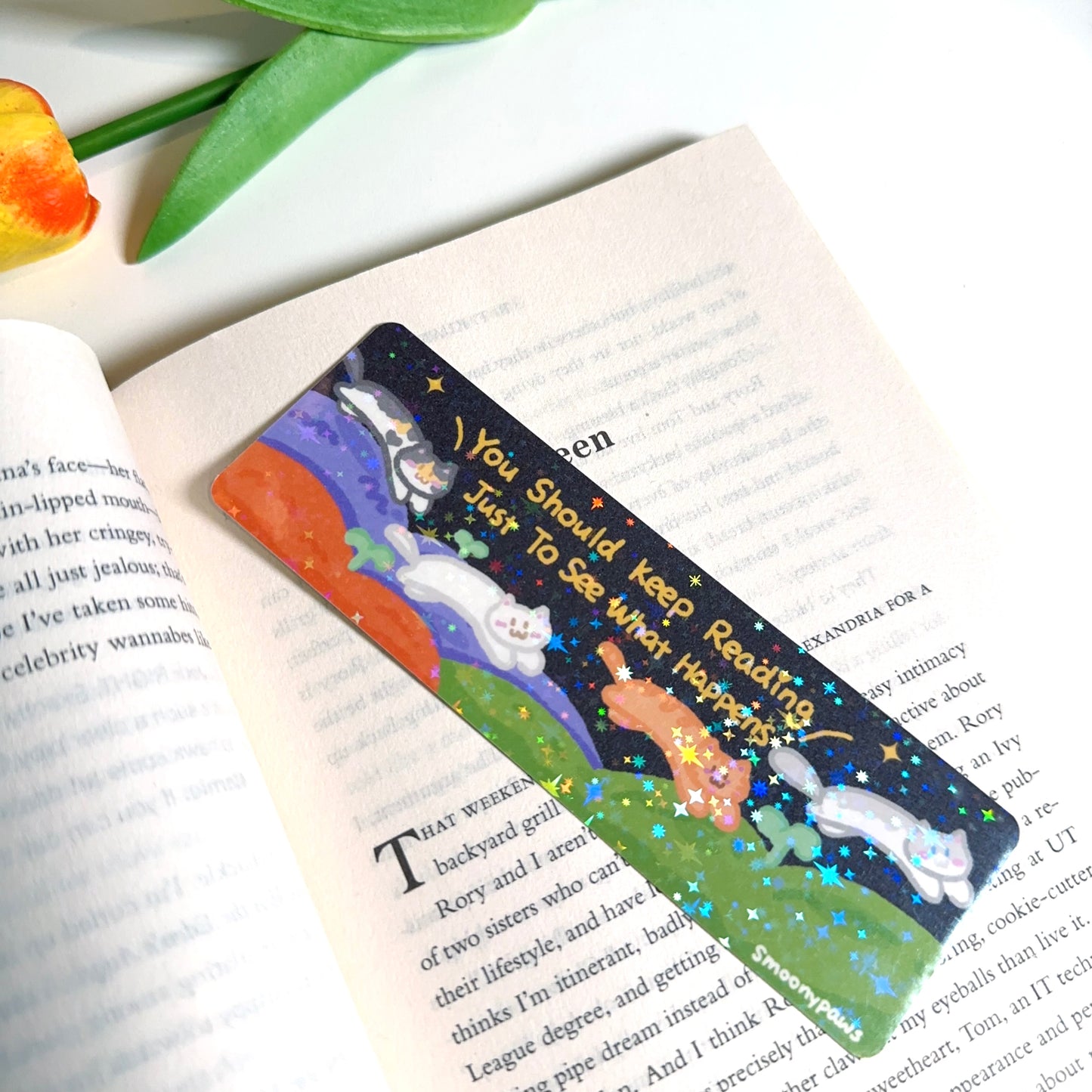 Rectangular Cat Scenes Bookmark