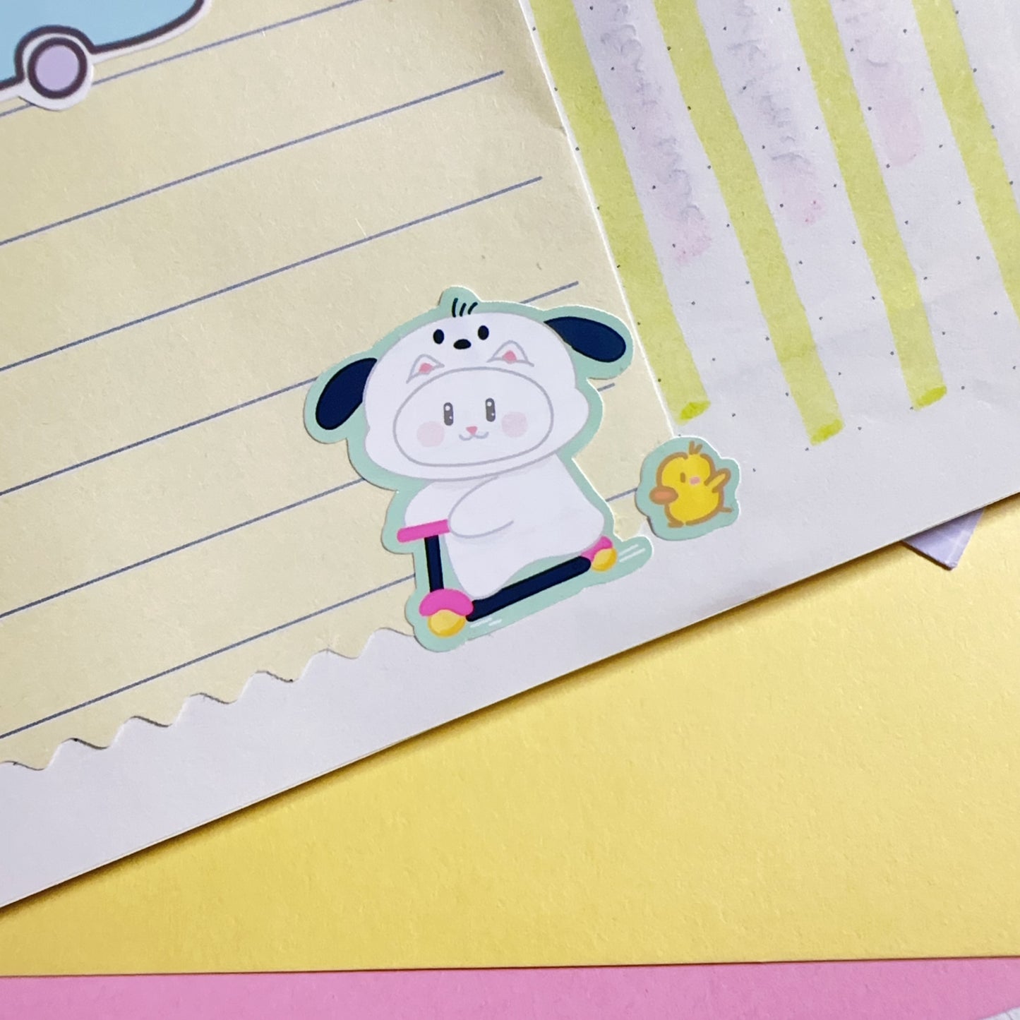 Sanrio | Cute Cat Sticker Sheet | Bullet Journal, Planner, Scrapbook, Water Bottle, Laptop Decal, Fan Art