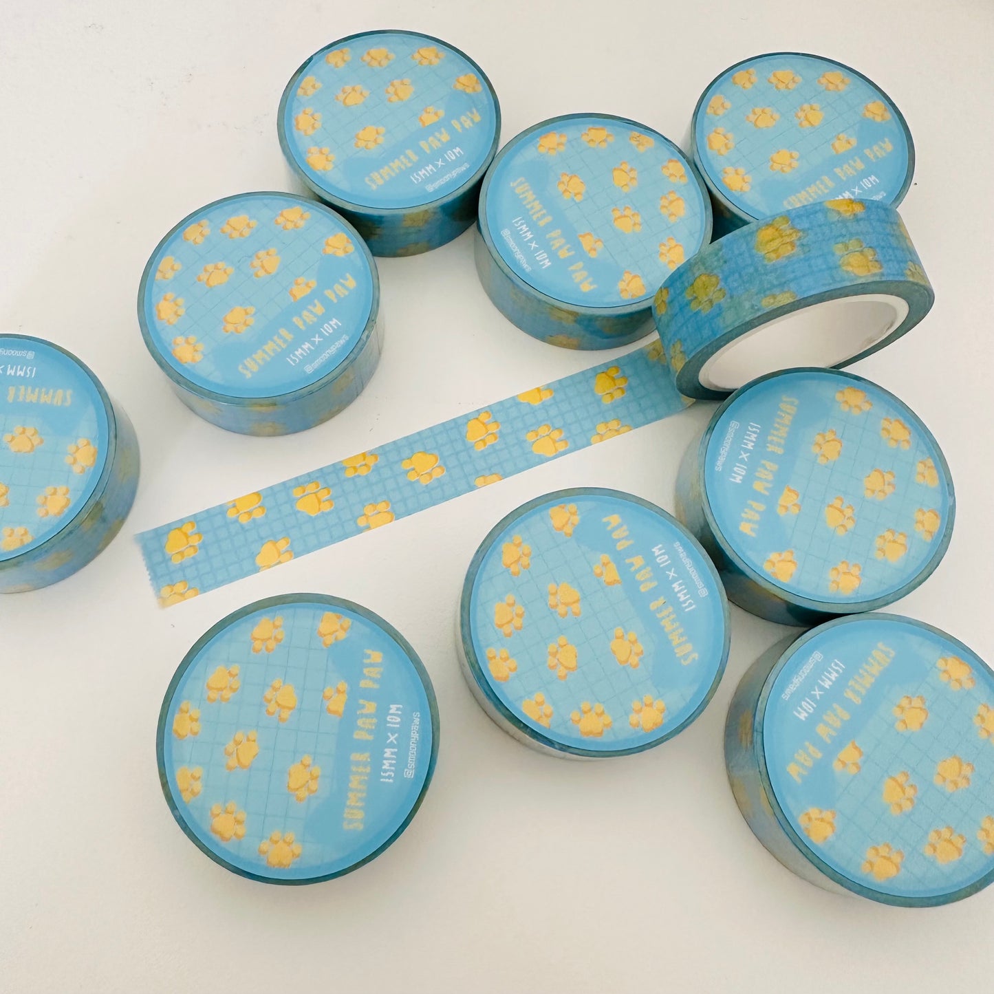 Summer Paw Paw Cute Cat Washi Tape
