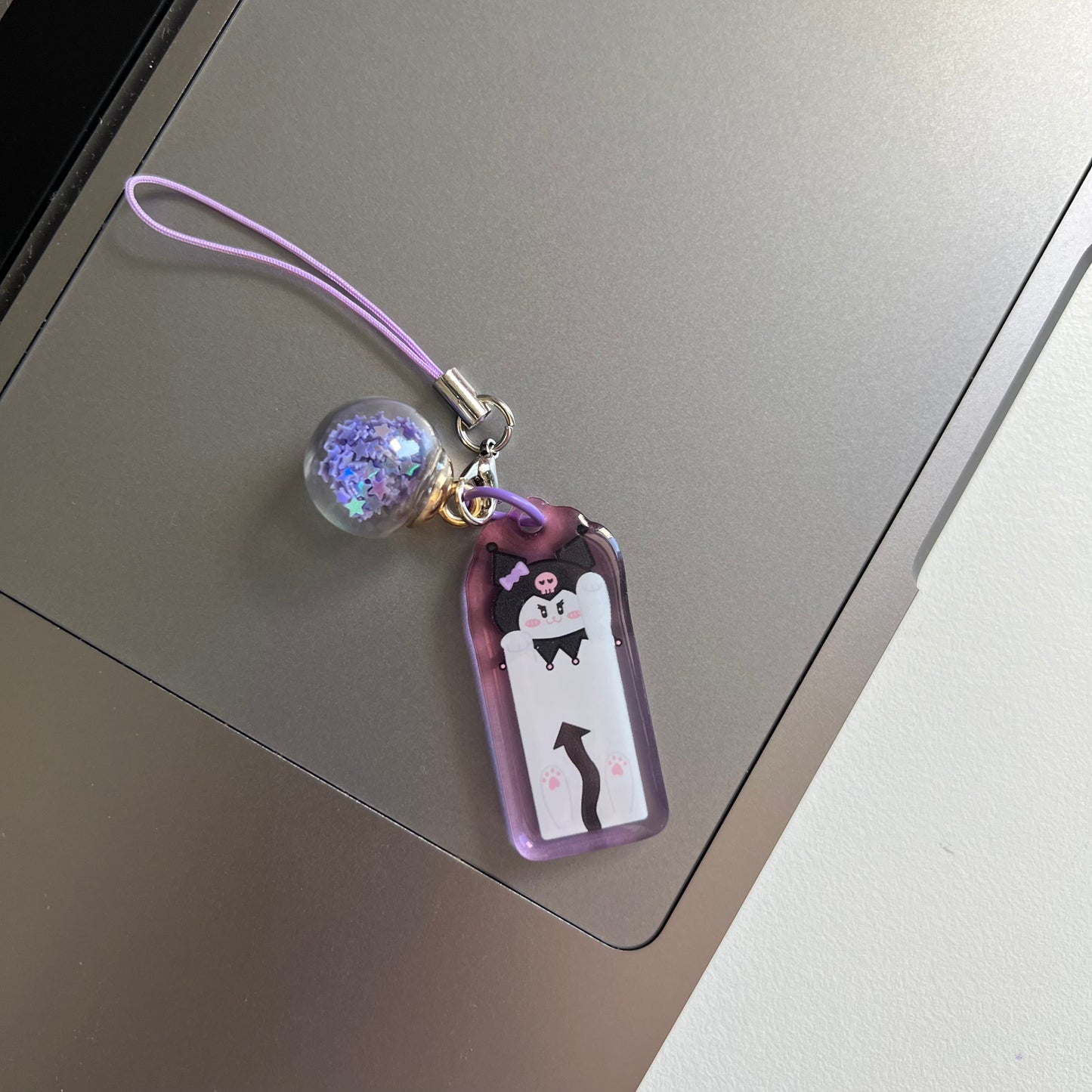 Cat-Shaped Acrylic Keychain | Cute Cat Keychain | Kawaii acrylic charm, Aesthetic accessories, Double Sided, Animal Keyring