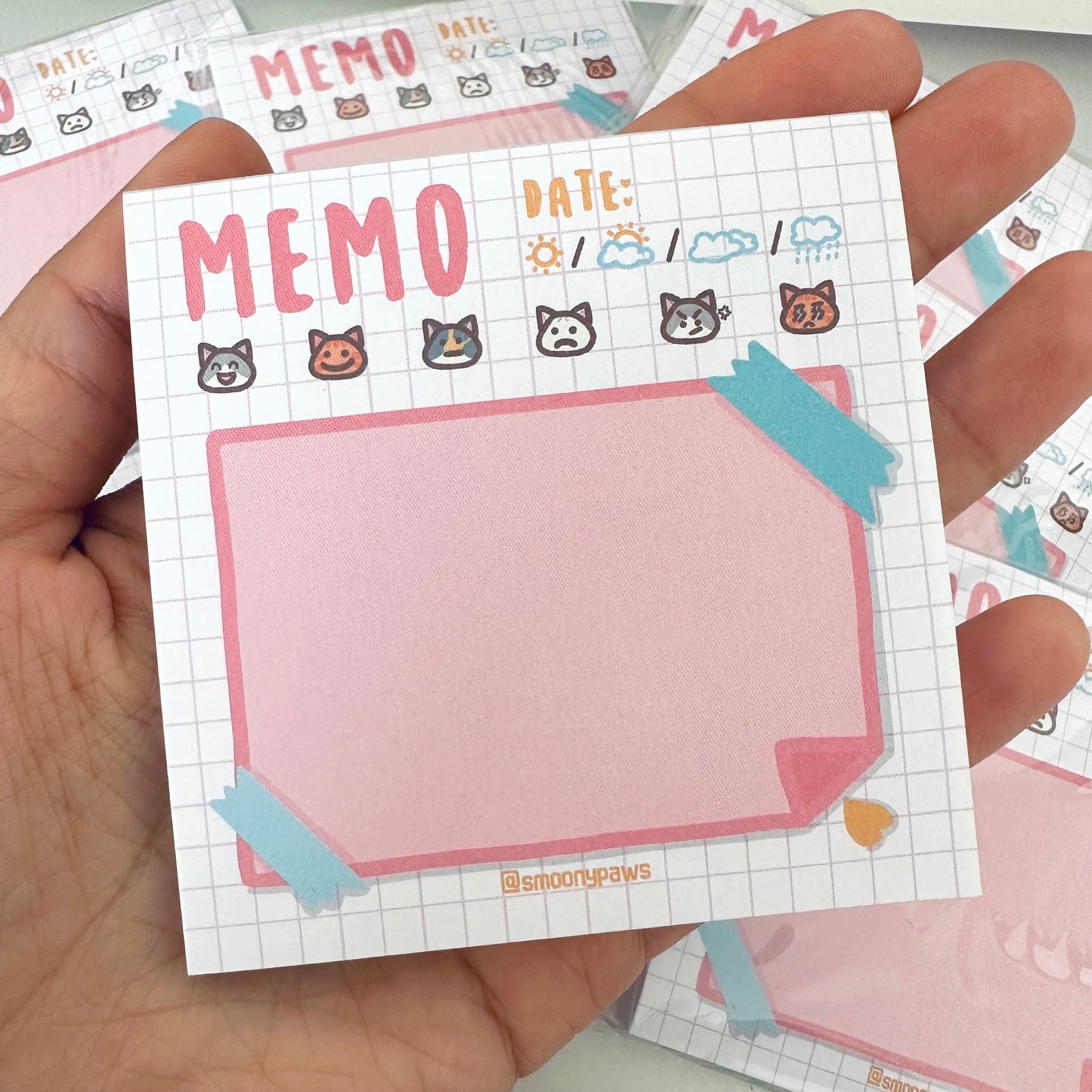 Cute Cat Memo Pad