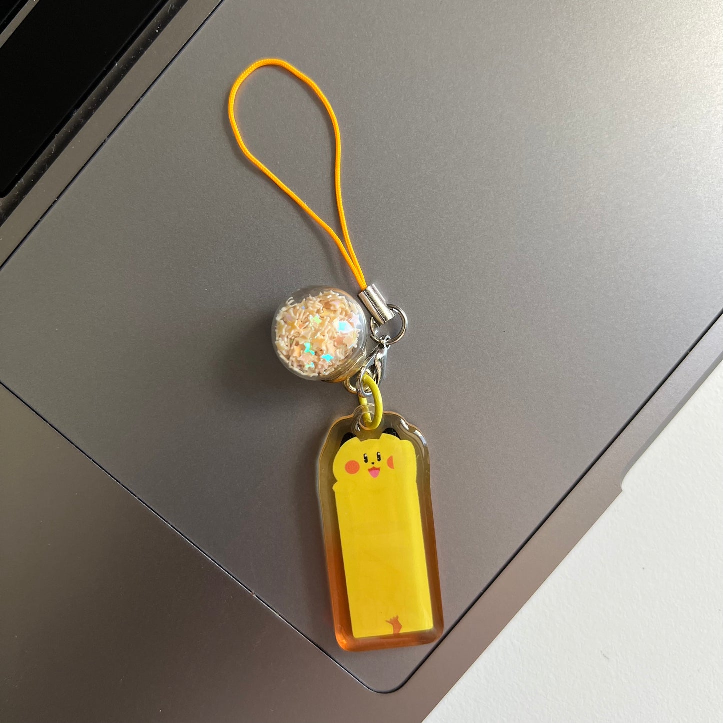 Cat-Shaped Acrylic Keychain | Cute Cat Keychain | Kawaii acrylic charm, Aesthetic accessories, Double Sided, Animal Keyring