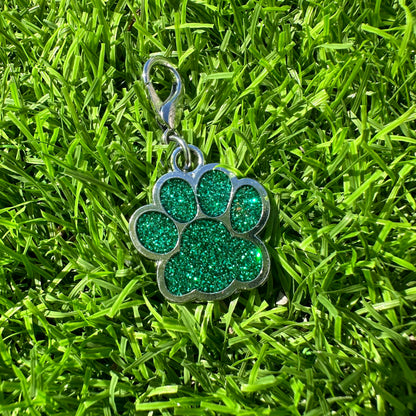 Cute Personalised Engraved Paw-Shaped Tag | Custom Cat/Dog Lover Gift | Pet ID Tag | Dog Collar, Cat Collar Tag