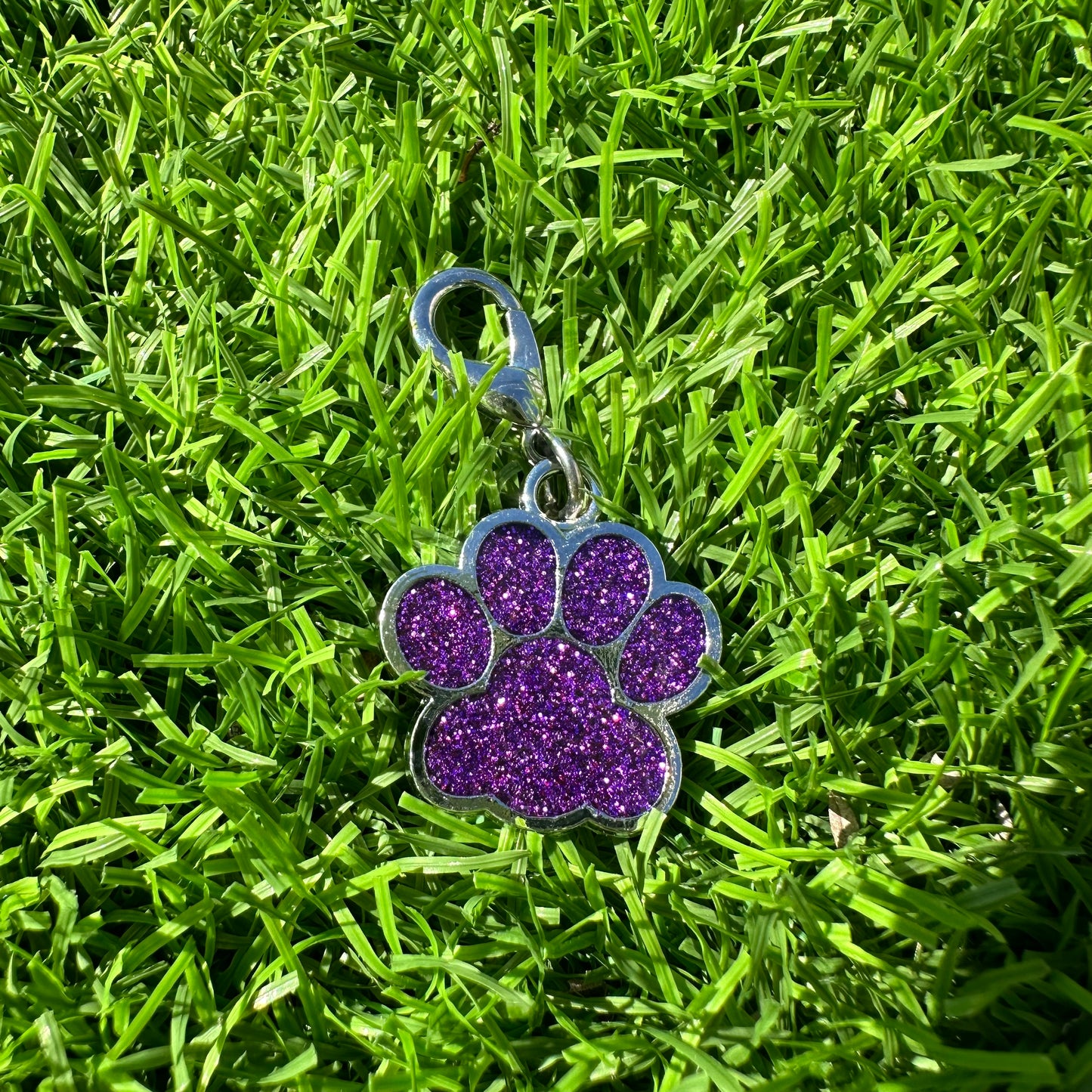 Cute Personalised Engraved Paw-Shaped Tag | Custom Cat/Dog Lover Gift | Pet ID Tag | Dog Collar, Cat Collar Tag