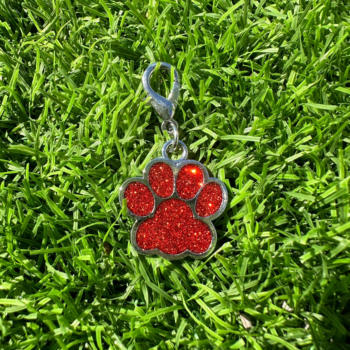 Cute Personalised Engraved Paw-Shaped Tag | Custom Cat/Dog Lover Gift | Pet ID Tag | Dog Collar, Cat Collar Tag